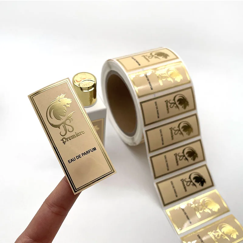 Printing Waterproof Vinyl Perfume Bottle Label Sticker With Customized Logo