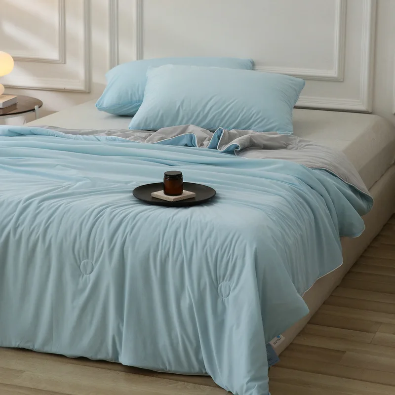 Wholesale Cheap Cooling Blanket Quilt for Hot Sleepers Washable Summer Breathable Soft Keep Cool Summer Blanket for Bed Sleep