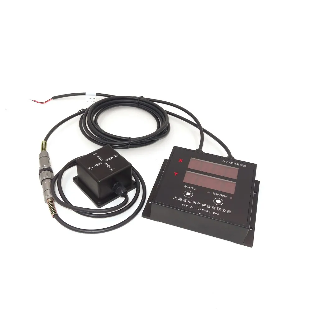 ZC SENSOR ZCT-CX01-C high accuracy inclinometer with display used for roll and pitch angle measurement