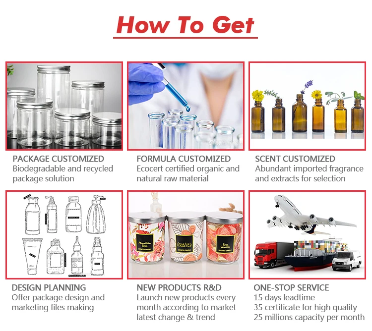 Scented Candle Crystal Salts Apricot Coconut Wax Scented Candle Concrete Scented Candles Pack Of 12