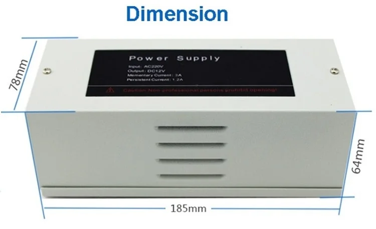 DC 12V 3A 5A Door Access Control System Switch Power Supply For Access Control System