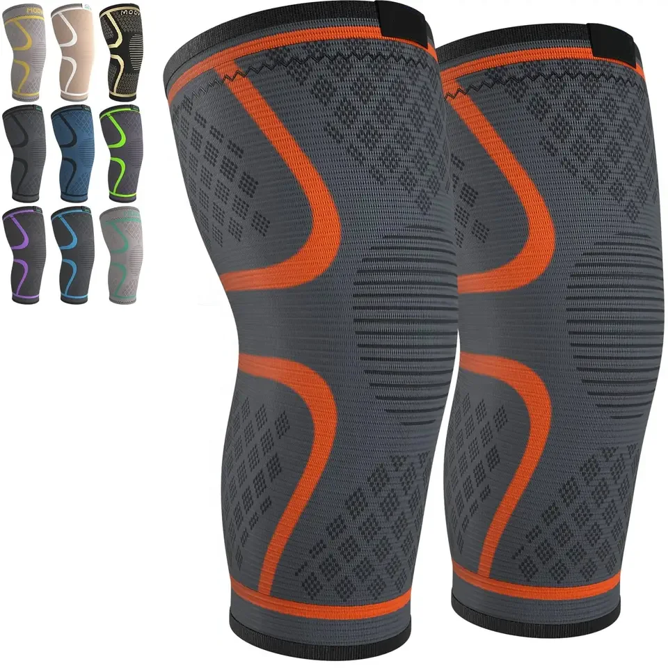 Anti Slip Compression Knitting Rodilleras Para Trotar Knee Brace Support Sleeve compression sleeve knee pads for arthritis