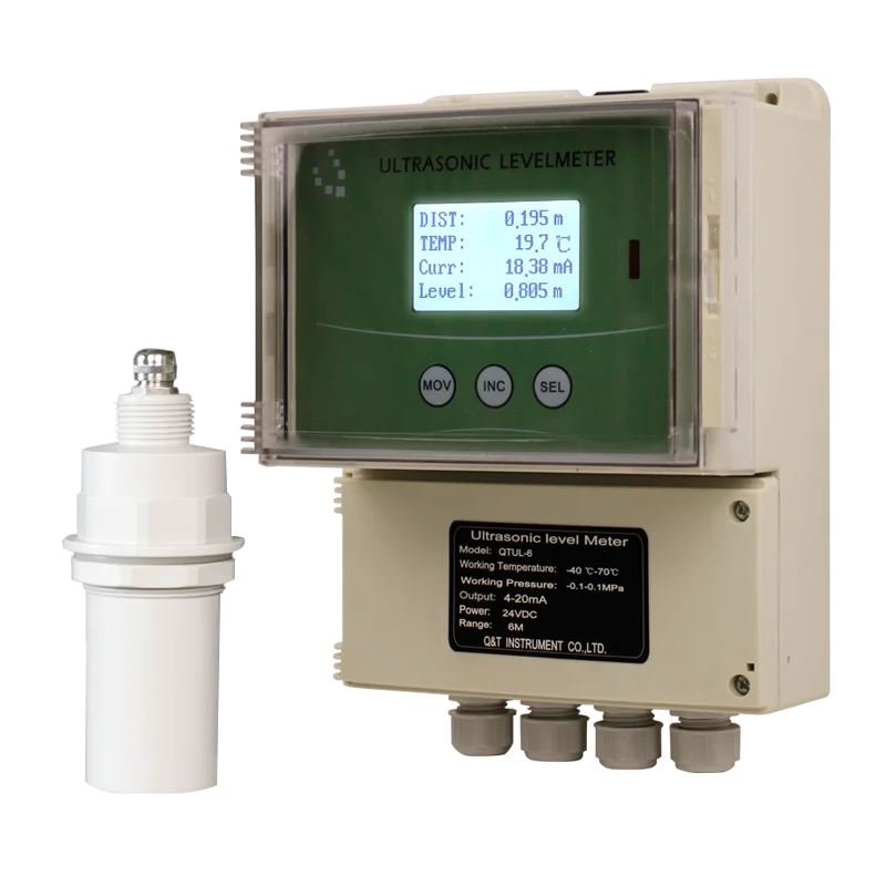 Top quality High Accuracy 10m cable standard ultrasonic open channel flow meter