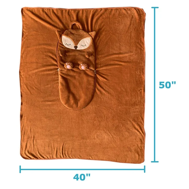 
High Quality Wholesale Set of Baby 2 in 1 Set of Baby Child Coral Pile Pillow and Blanket 