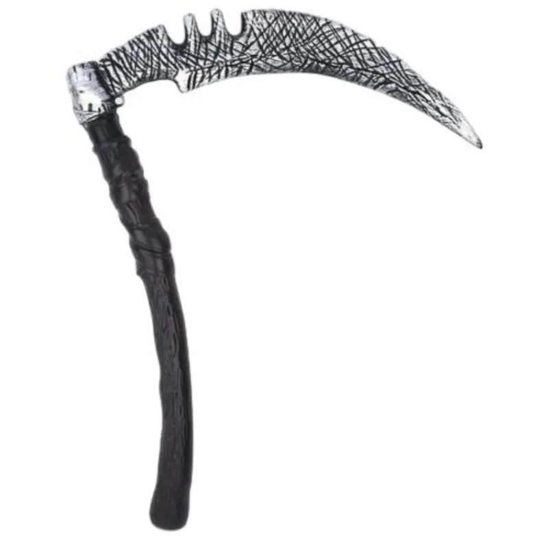 Wholesale Funky Halloween Sickle Props Weapons  Cosplay Accessories Grim Reaper Scythe Toys