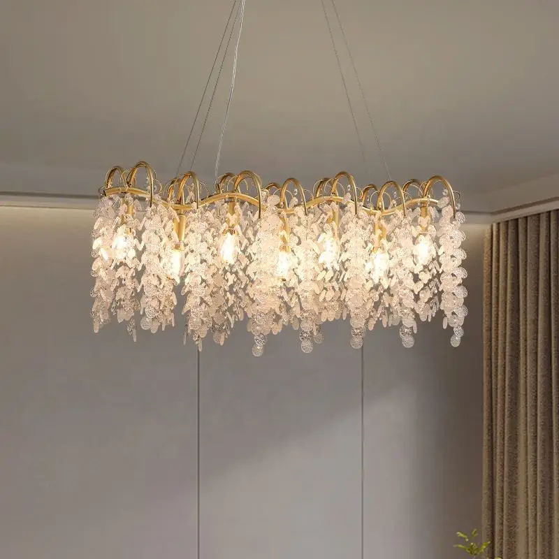 Dandelion Decoration Pendant Lights living room Tree Branch Raindrop K9 Crystal Chandelier
