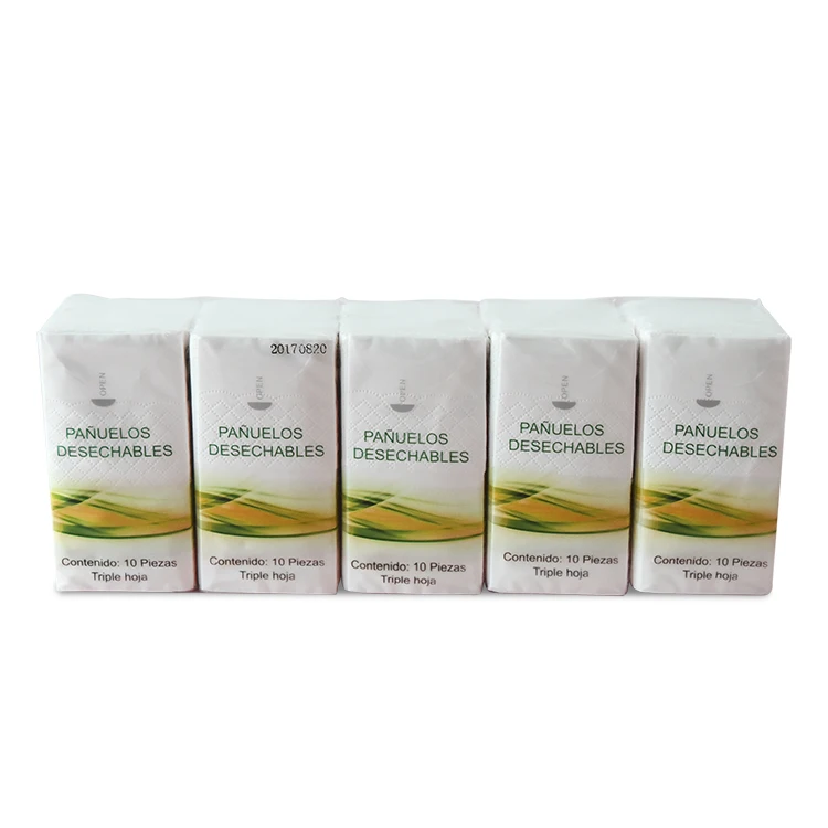 custom reasonable price travel size pocket sized facial handkerchief paper travel tissues 3 ply box pack pocket tissue