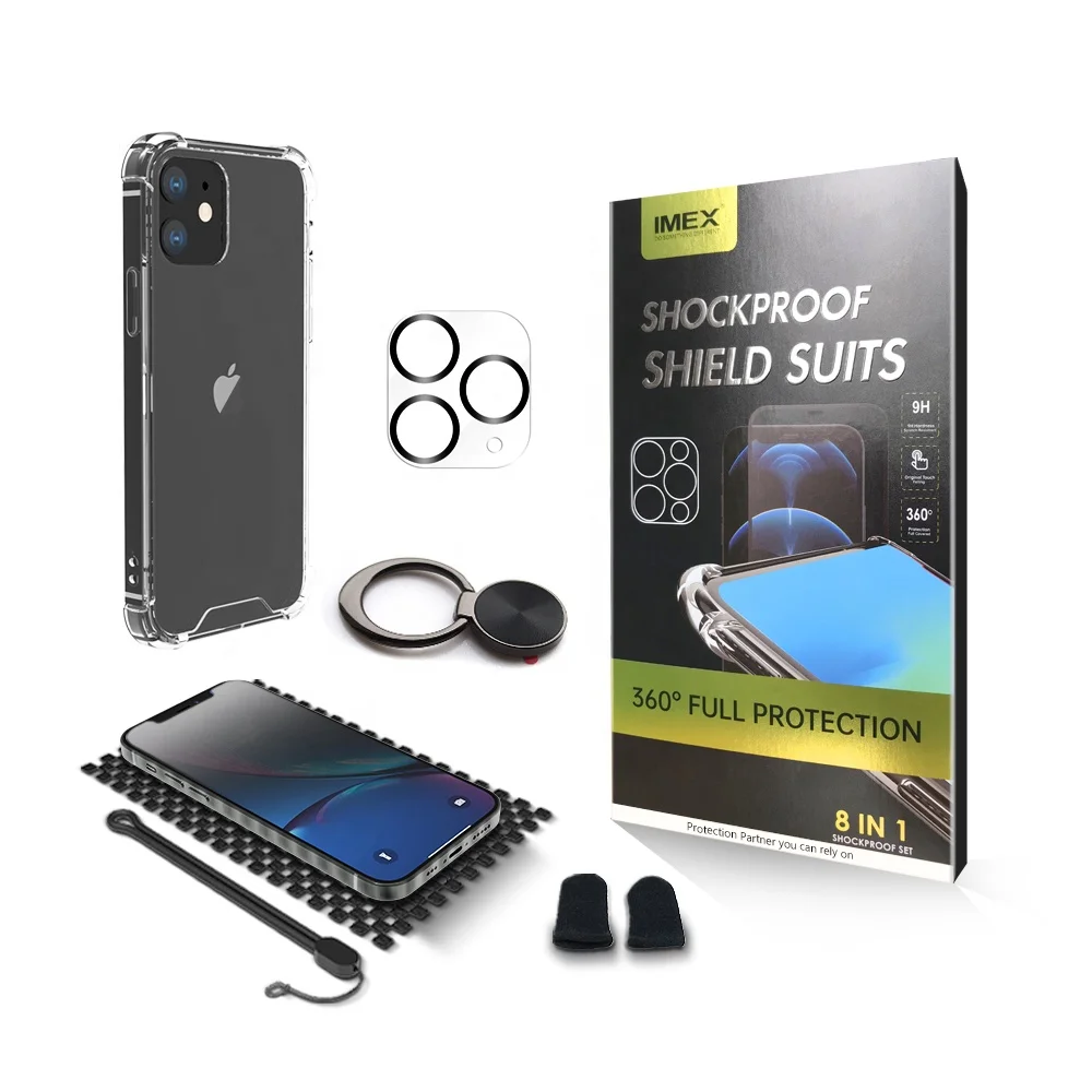360 Degree Full Body anti shock Protection cover Case Builtin 3d matte ceramic film for iPhone 13 13 pro 13 pro max