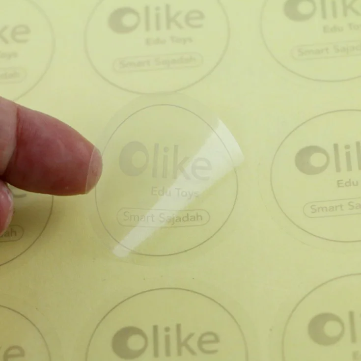 Виниловые клейкие пластиковые печатные наклейки на заказ логотип Вырезать этикетку