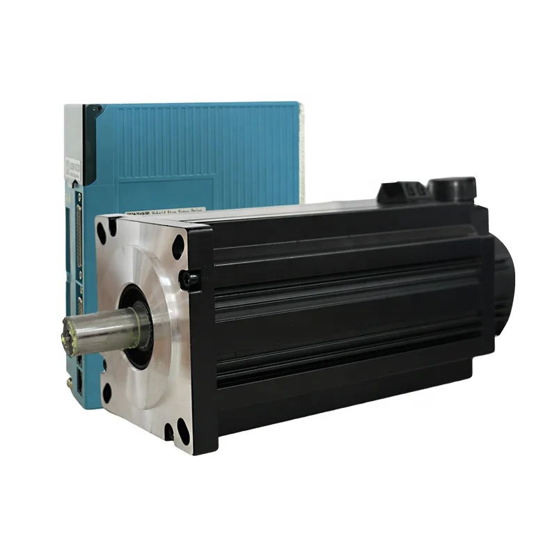 130J12250EC-2500+3HSS2208H-130 Customized 3 phase 6.8A closed loop stepper drive motor close loop hybrid set