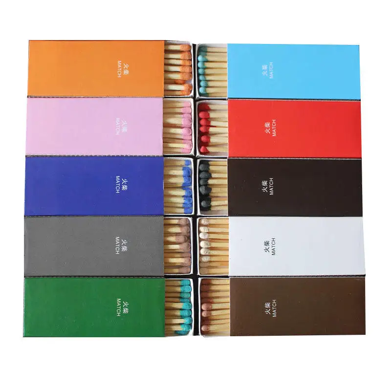 Wholesale Low Price Mutil Color Safe Material Long Match Stick With Box