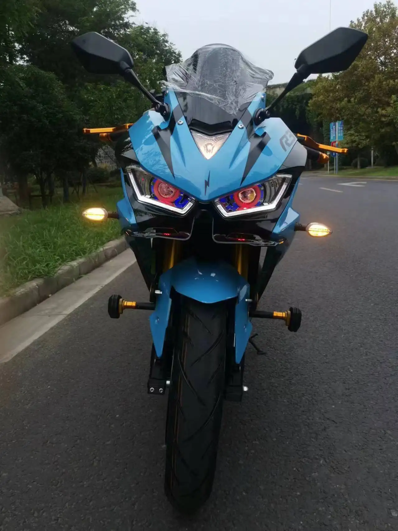 Chinese Wiesen 350CC electric start racing sport motorcycles