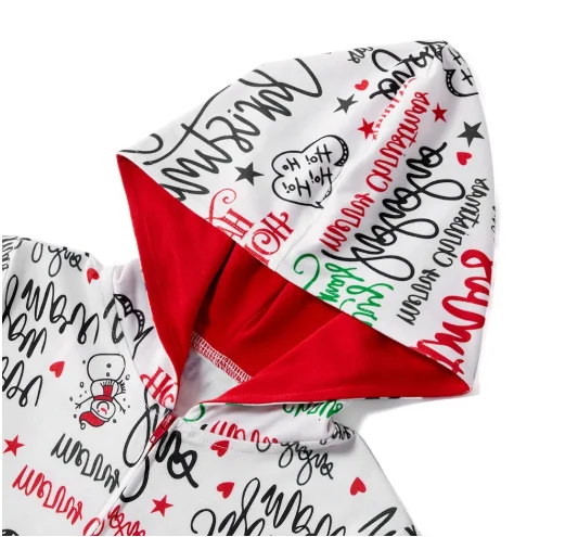 
Family Christmas Pajamas Winter Loungewear Set Long Sleeve Mommy and Me Sets 