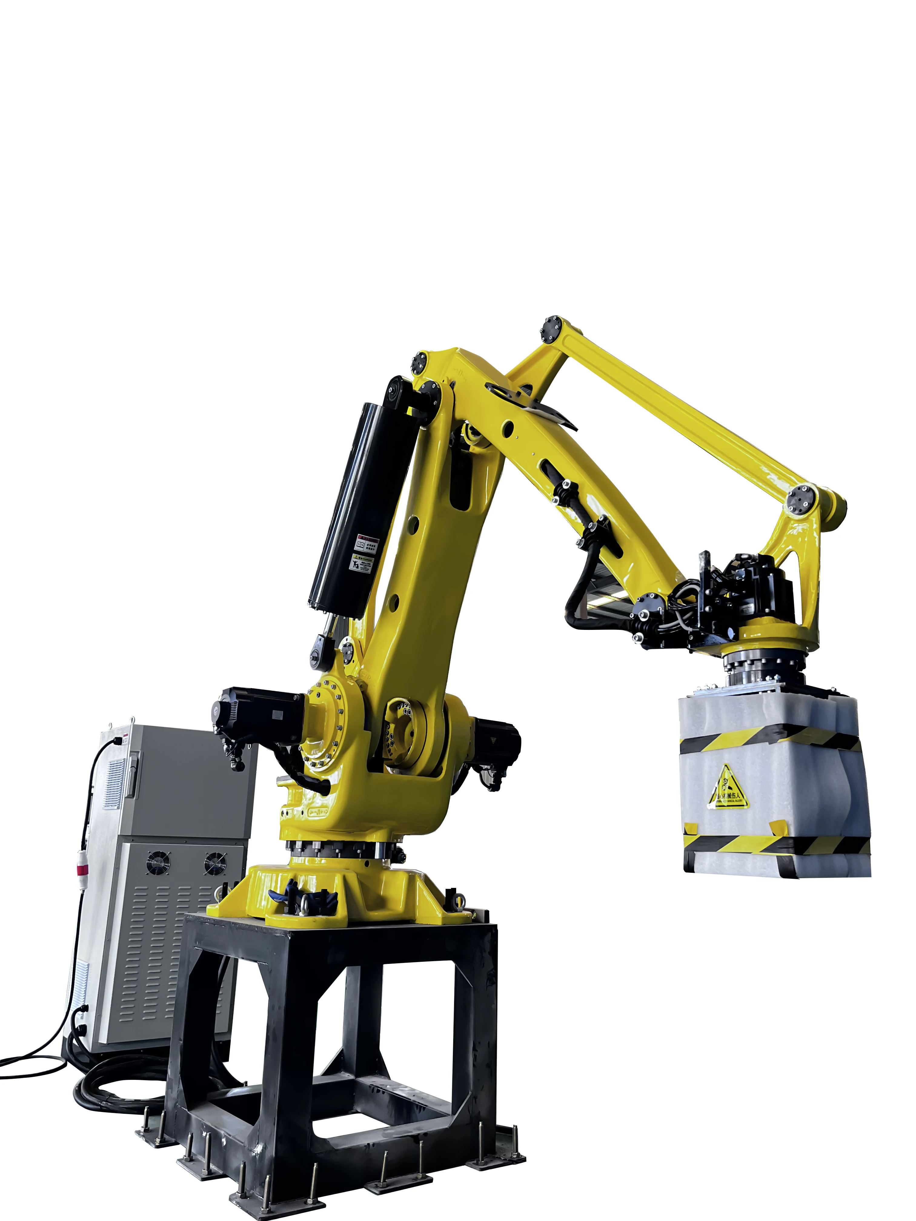 industrial robot palletizer stacking loading unloading bag box carton bottle cans palletizing machine