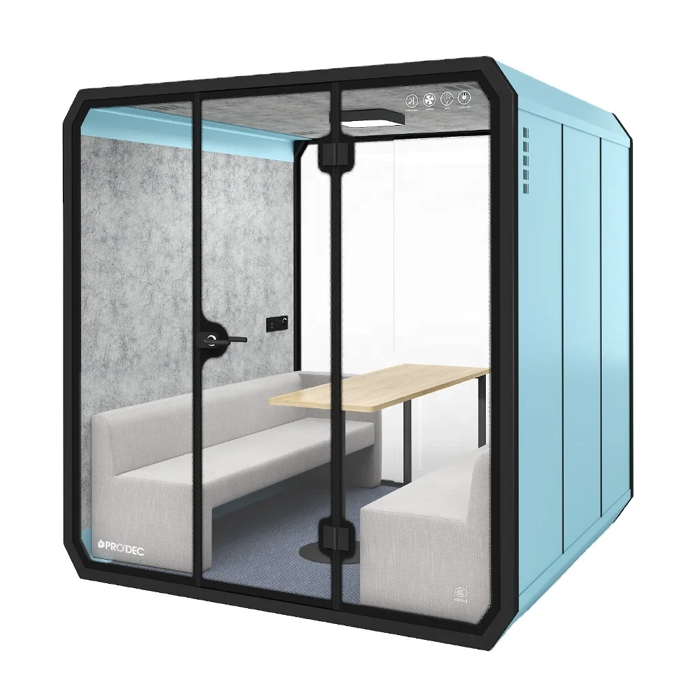 Prodec Acoustic: Mobile Product Studio Booth for Professionals Soundproof Office Pods Stylish Meeting Spaces