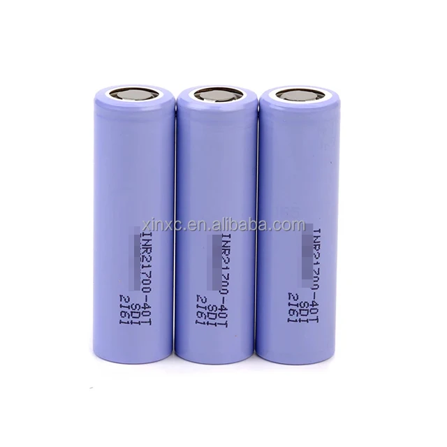 21700 Battery Pack Premium Quality 40t 4000mAh Lithium Battery for Power Bank Use in Very Good Price
