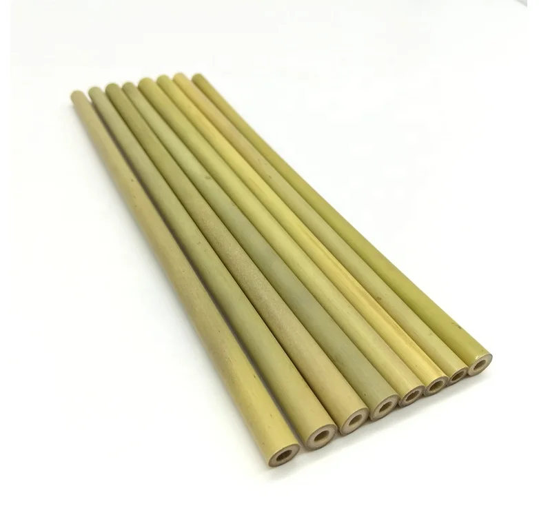 Reusable Organic Biodegradable Bamboo Straw Customized Bulk For Girls Drinking