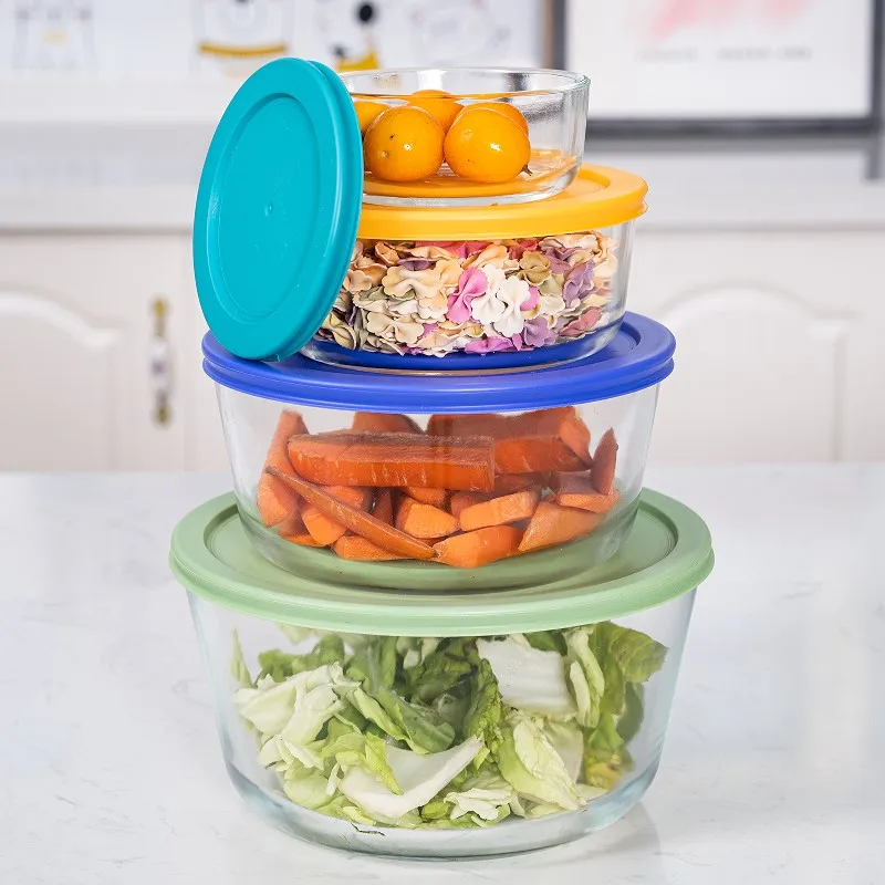 Professional High Quality Food Glass Meal Prep Borosilicate Container