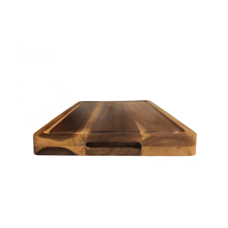 Food Grade Mineral Oil Custom Wood Cutting Board With Juice Groove