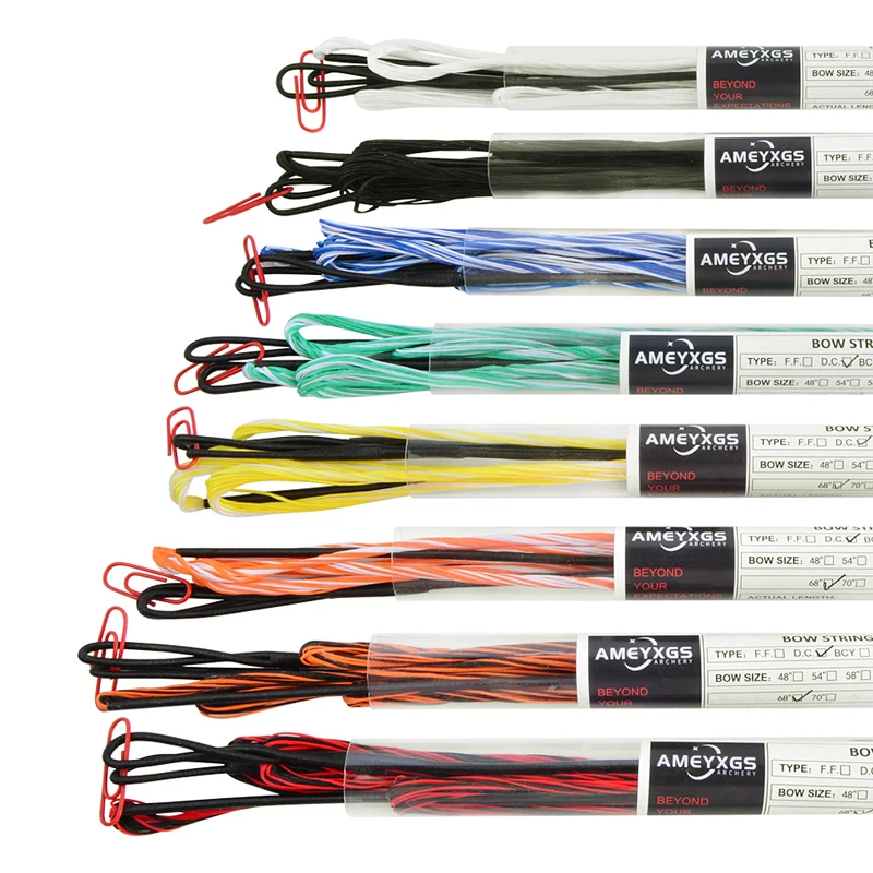 AME Traditional Recurve Bow Equipment Bow String 68/70 Inch 16 Strands String Shooting And Hunting Accessories