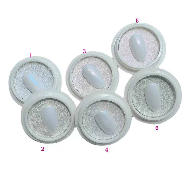 BIN High Quality Nail Art Rainbow Aurora Pigment Powder Solid Mirror Effect Chrome Nail Powder