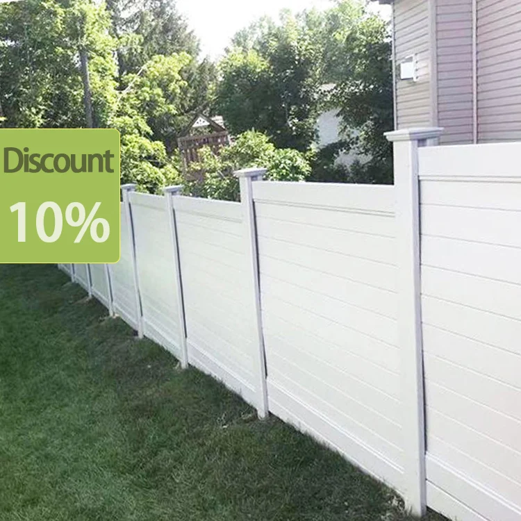 Wholesale Easy Maintain Outdoor Pvc Vinyl Plastic Privacy Fence For Garden
