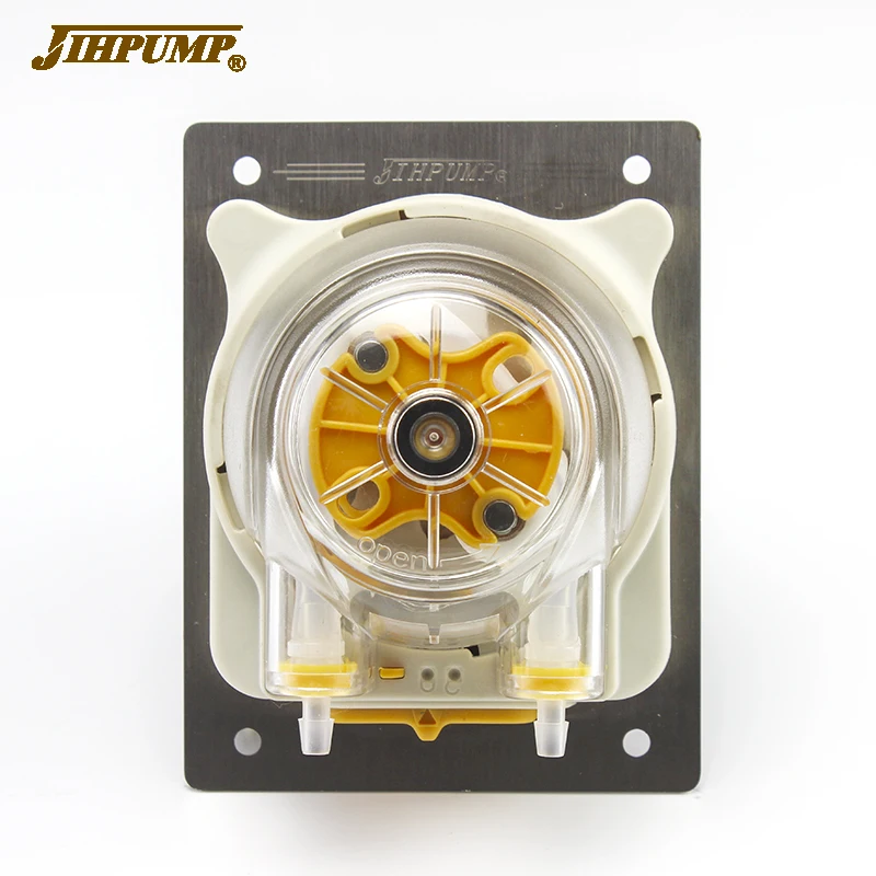 JIHPUMP Laundry Detergent Dispensing Chemical  Peristaltic Pump 24V Gas Smoke Water cooling liquid Wastewater Dosing pump