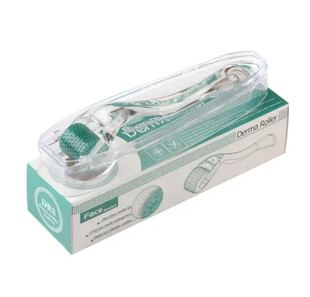 High quality dr roller 540 micro needling 0.5mm derma roller titanium and steel needles