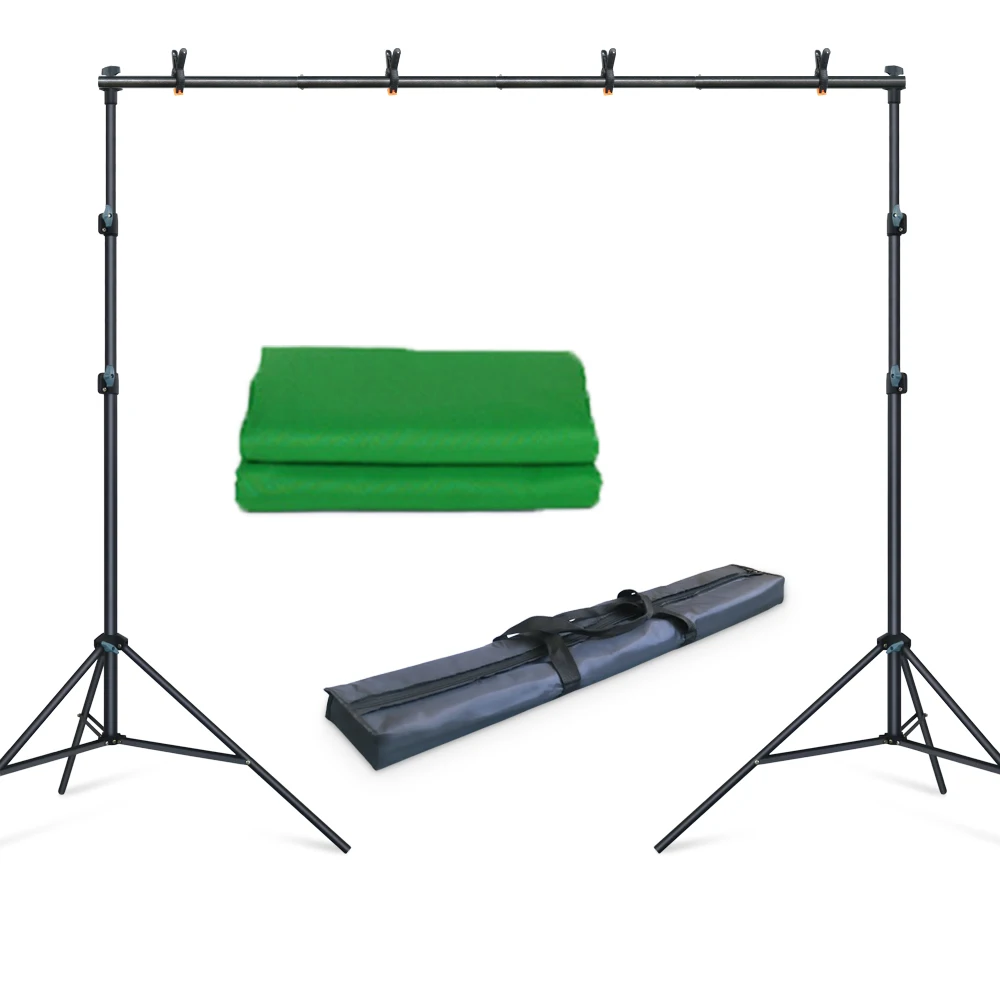 10 ft photo backdrop tension backdrop stand pipe and drape stand & backdrop extra large green screen background stand