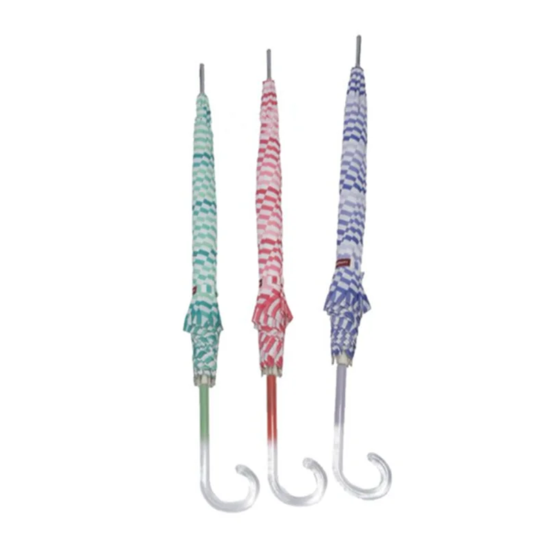 Gift Umbrella Manufacture Manufacture 60cm 8K Special Curved Handle Colorful Ladies Fashion Stick Umbrella