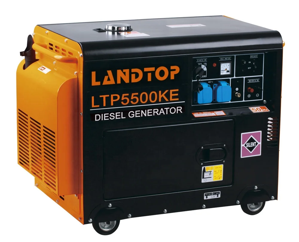 landtop 50/60Hz 10kva silent diesel generator generator for home silent generator 8kw