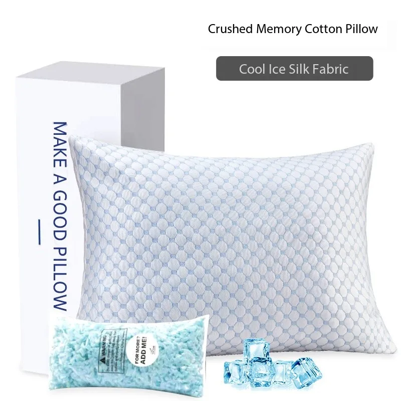 Summer double-sided pillow cooling can disassemble and wash debris memory cotton pillow bed