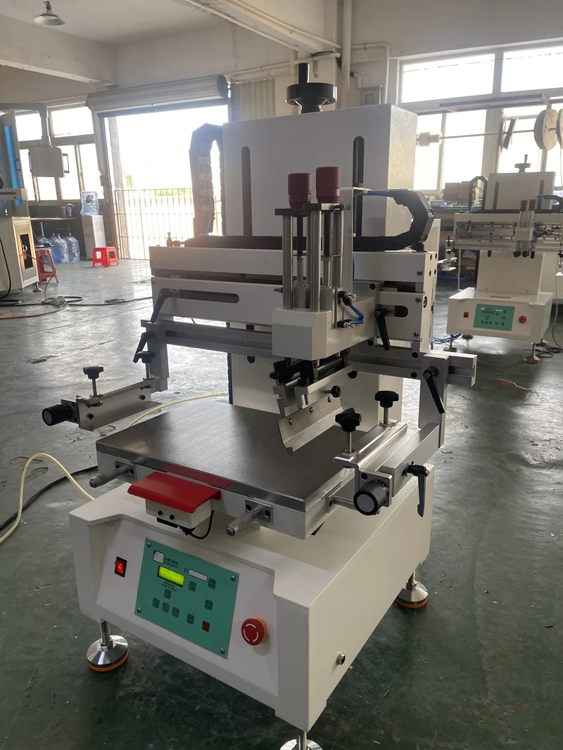 Acrylic display board screen printing machine mini scree printer with vacuum flat serigraphy machine