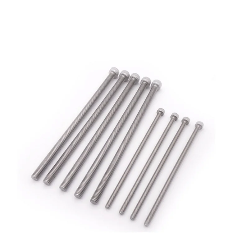 China Custom Made extra long hex Allen key Bolt din 912 304 stainless allen bolt long Hexagon Socket Head Cap Screws