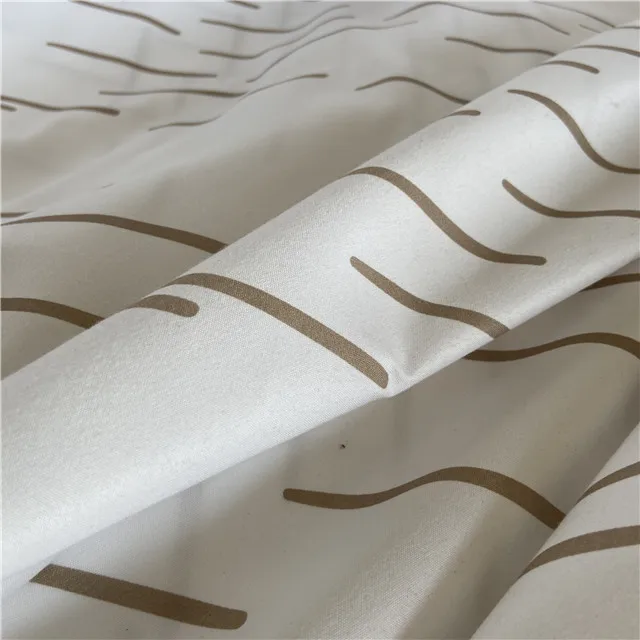 100% polyester disperse printed fabrics for making bed sheet of stripe design