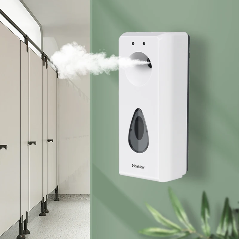 Heaidea custom 300ml smart aerosol dispenser air freshener automatic spray fragrance machine for hotel toilet bathroom