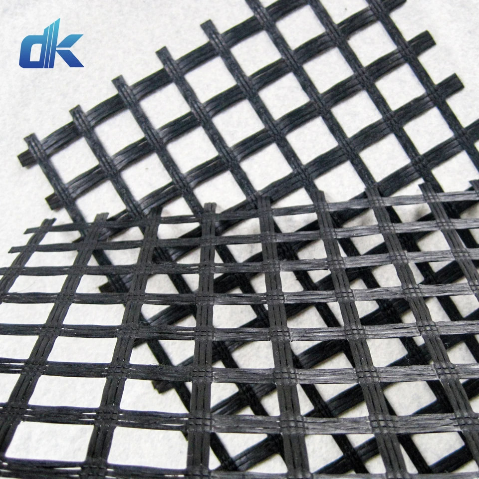 Civil Engineering Production Basalt fiberglass Geogrid Retaining Wall Geo Grid Ground Grid Plastic Grid