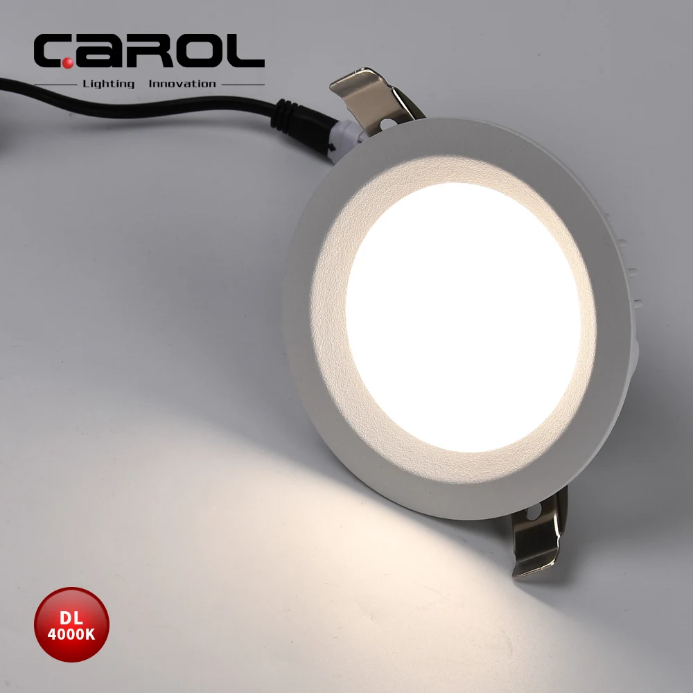 Carol 5 years warranty good quality ceiling spotlight 7w 30w recessed led downlight lamp cct adjustable 12 watt smd down light