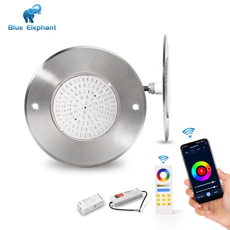 Oem/Odm Submersible Pool Lamp 7.5Mm Thickness Flat Wall Mounted Led Swimming Underwater Pool Lights