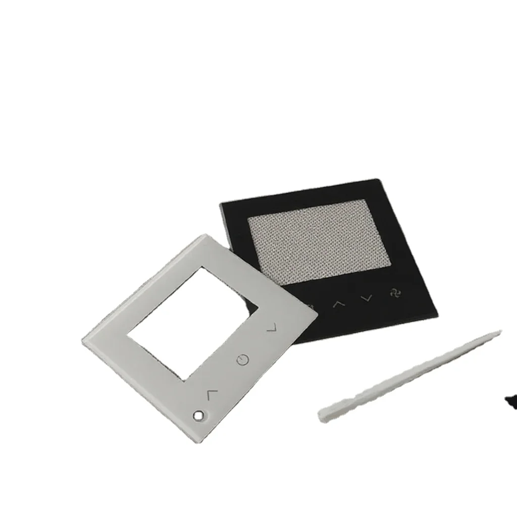Smart Touch Switch Glass Panel Stain Technique Outdoor Living Room Hotel Staircase Medical Apartment Use Curve Hollow Lighting