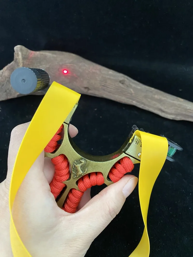 Hot Selling Laser Red Line Rapid Suppression Slingshot Magnetic Slingshot Suitable For Outdoor Hunting Shooting