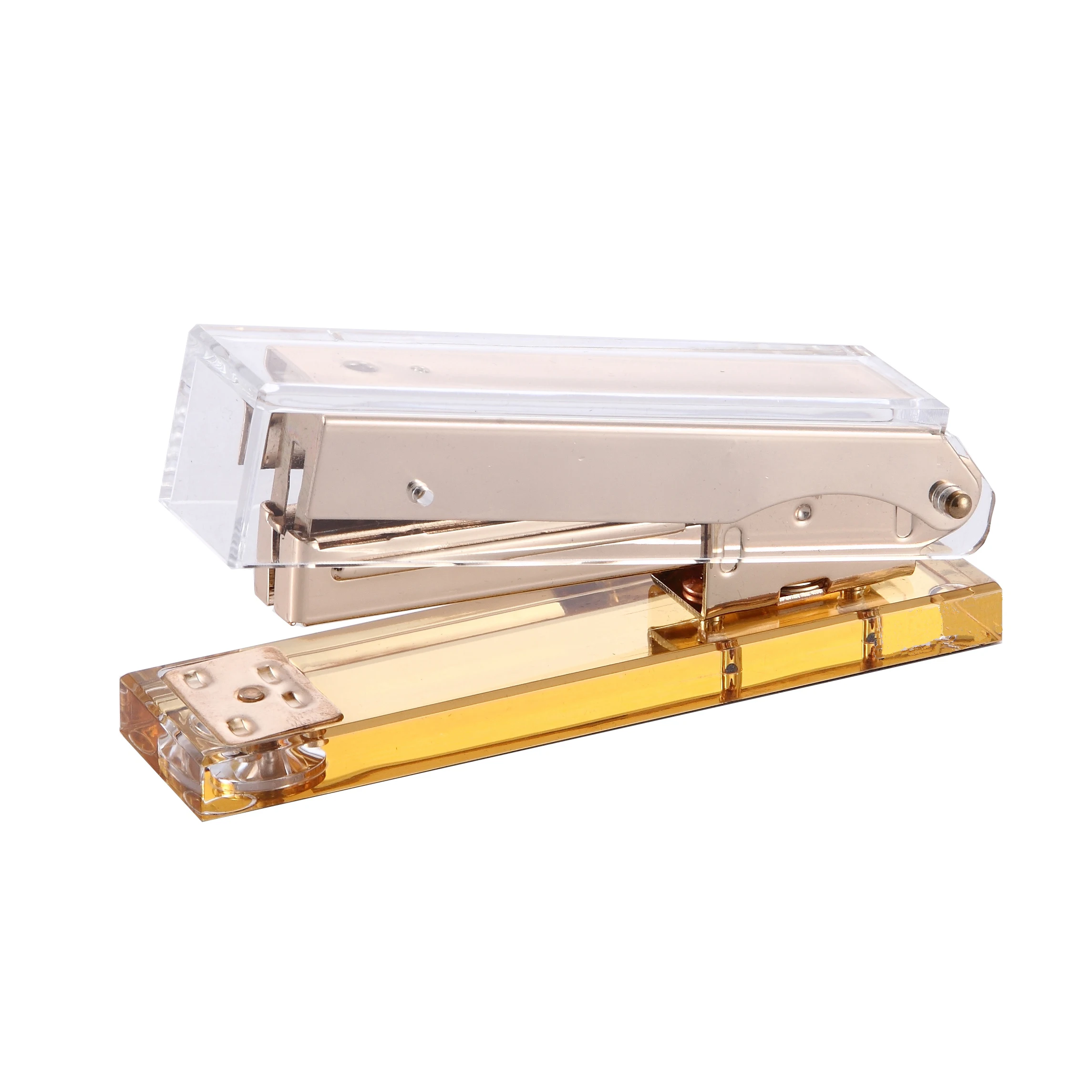 Современный роскошный акриловый Золотой степлер диспенсер для ленты Офисный Набор встреч