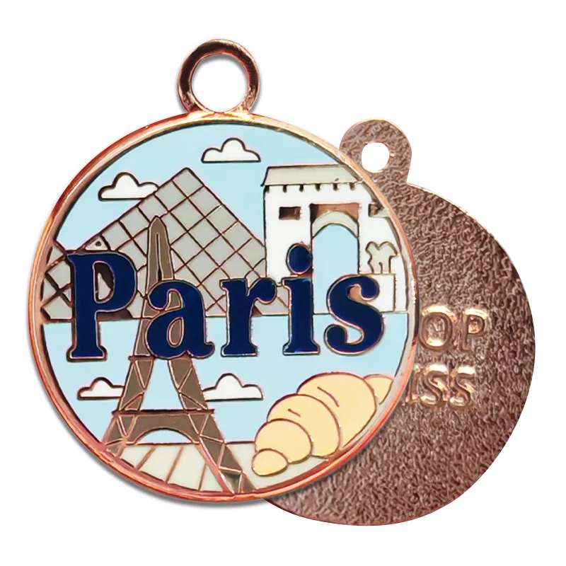 China Factory Customize Your Personalized Logo Flower Charms Metal Crafts Soft Enamel Charms for Bracelet Making