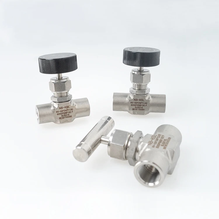 
6000psi 1/2 Npt Female Thread Stainless Steel 316 Needle Valve 