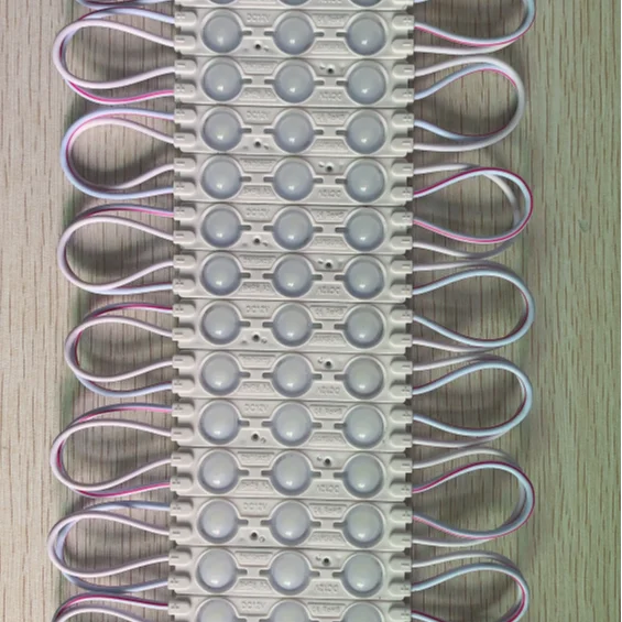 1 5 Вт smd светодиодный модуль 2835 12 В dc 3led Инжекционный объектив световой знак светодиодные модули света