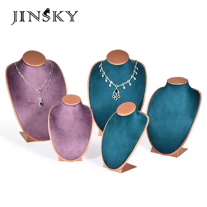 JINSKY Necklace Display Bust Jewelry Chain Mannequin Stand Holder 20cm Height