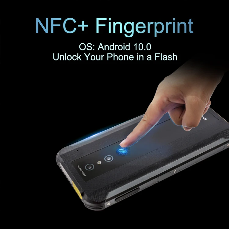 Phonemax 6.35inch GPS 4G fingerprint NFC Android10 8+128G big battery military Atex explosion proof ip68 rugged phone