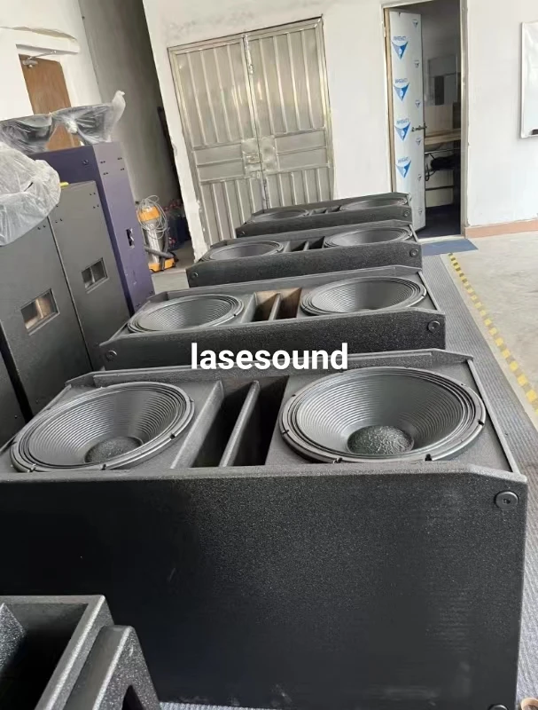 high quality dual 18 inch sub woofer concert speakers sound system outdoor event