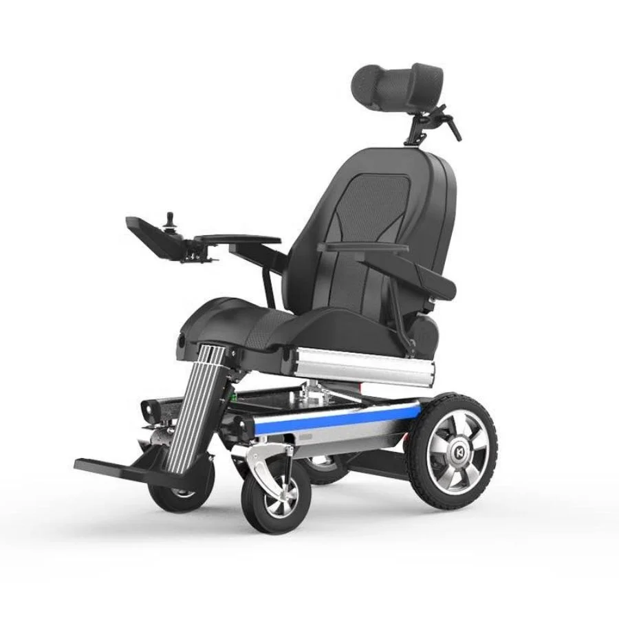 High Strength Manual Seat Rotation Lithium Ion Battery Flexible Foldable Intelligent Mobility Lightweight Electric Wheelchair