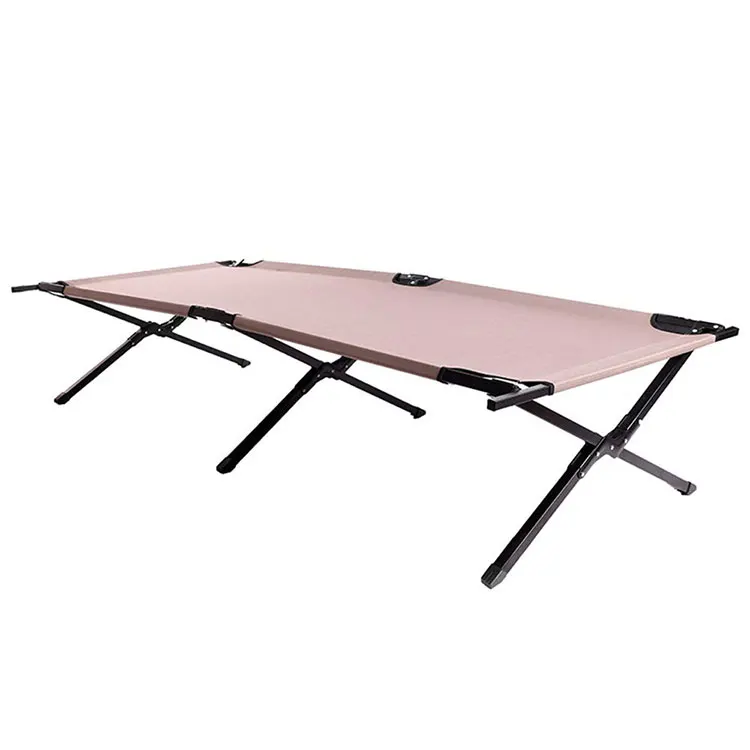 Folding Lightweight Stretcher Canvas Camp  Cots Camping Bed Bunk Aluminium Camping